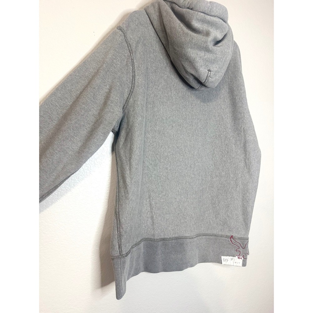 American Eagle Eagle Fleece Gray Pullover Hoodie Men's Medium M - Picture 7 of 9